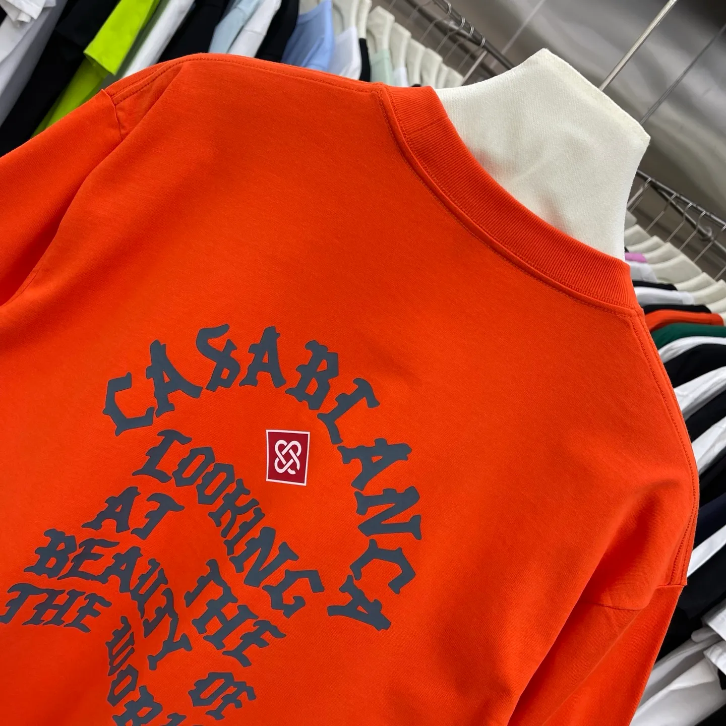 New Arrival Casablanca Classic Series T ～ ， ， 。 ， Classic ， In Stock ！ ：White Black Pink Orange （5 ） Size：S M L XL XXL